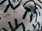 Canvello Silver Black Blue Vegetable Dyed Handmade Turkish Silk Velvet Pillow - A Work of Art Canvello