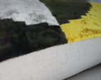 Canvello Silver Black Gold Handmade 16x24 Silk Velvet Pillow, Organic Veg Dyed, Down/feather Filled,... - House Of Avana