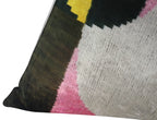 Canvello Silver Black Gold Handmade 16x24 Silk Velvet Pillow, Organic Veg Dyed, Down/feather Filled,... - House Of Avana