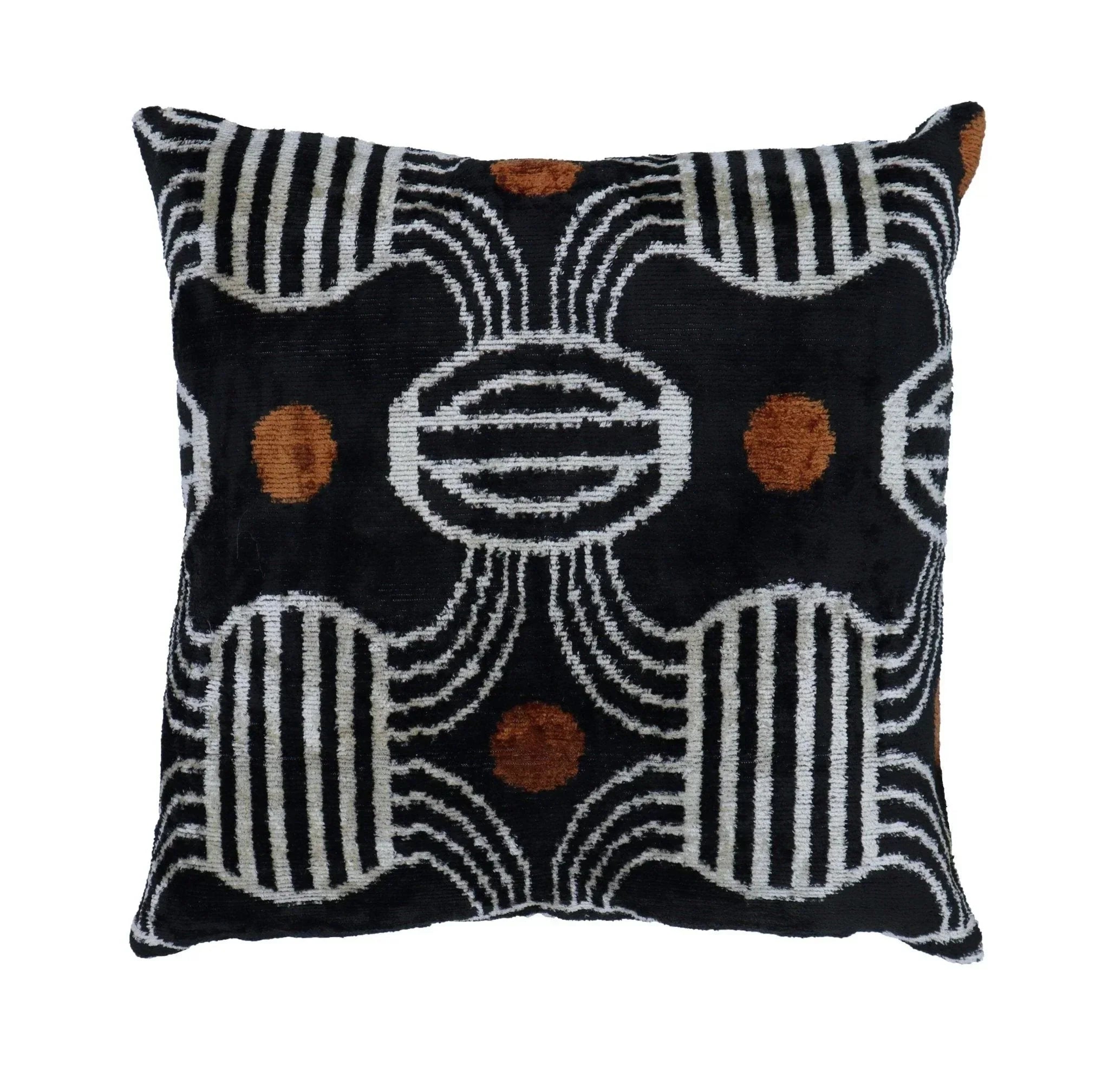 Canvello Soft Black And White Pillows For Couch | 16 x 16 in (40 x 40 cm) Canvello