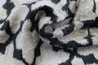 Canvello Throw Back Blavk & White Cushion for Sofa | X in (40 X Cm), back view - House Of Avana