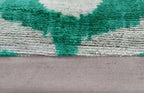 Canvello Throw Luxury Velvet Green Pillow | 16 x 16 in (40 x 40 cm) Canvello
