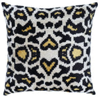 Canvello Tiger Print Black Pillows For Couch - 16x16 inch Canvello