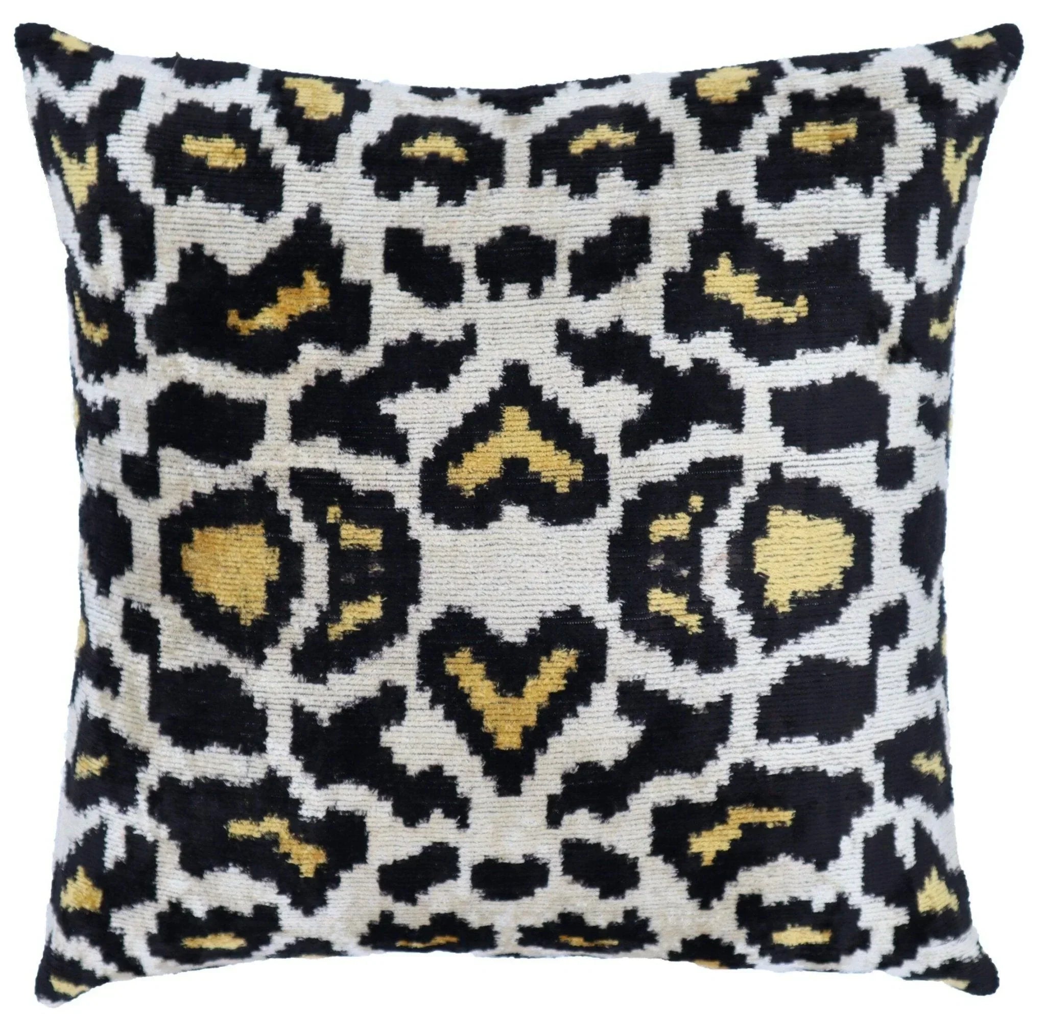 Canvello Tiger Print Black Pillows For Couch - 16x16 inch Canvello