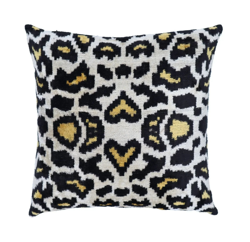 Canvello Tiger Print Black Pillows For Couch - 16x16 inch Canvello
