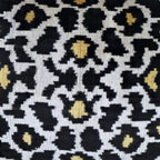Canvello Tiger Print Black Velvet Throw Pillows - 16x24 Canvello