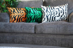 Canvello Tiger-Print Decorative Throw Pillows Sets | 16x24 in | Set of 3 Canvello