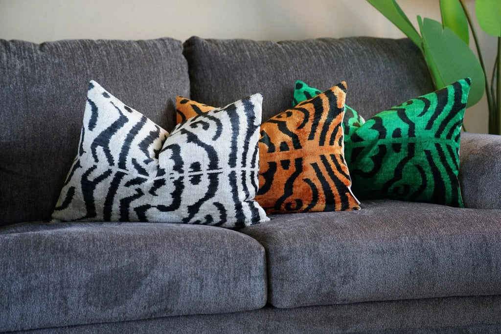 Canvello Tiger-Print Decorative Throw Pillows Sets | 16x24 in | Set of 3 Canvello