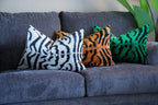 Canvello Tiger-Print Decorative Throw Pillows Sets | 16x24 in | Set of 3 Canvello
