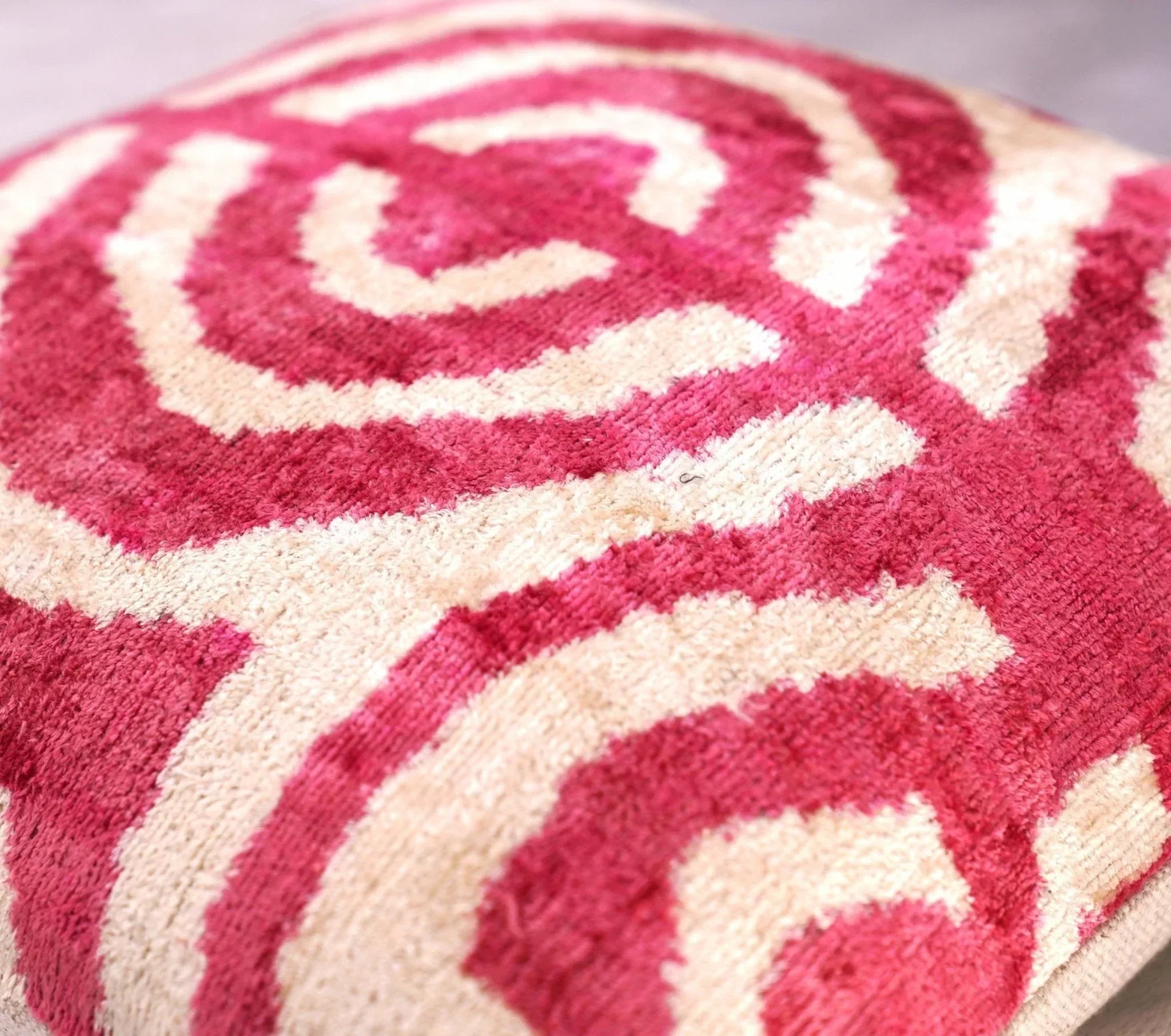 Canvello Tiger Print Pinkish Red Throw Pillows - 16x16 inch Canvello