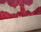 Canvello Tiger Print Pinkish Red Throw Pillows - 16x16 inch Canvello