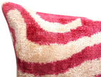 Canvello Tiger Print Pinkish Red Throw Pillows - 16x16 inch Canvello