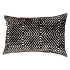 Canvello Turkish Hand Knotted Ikat Pillow - 16'' X 24'' Canvello