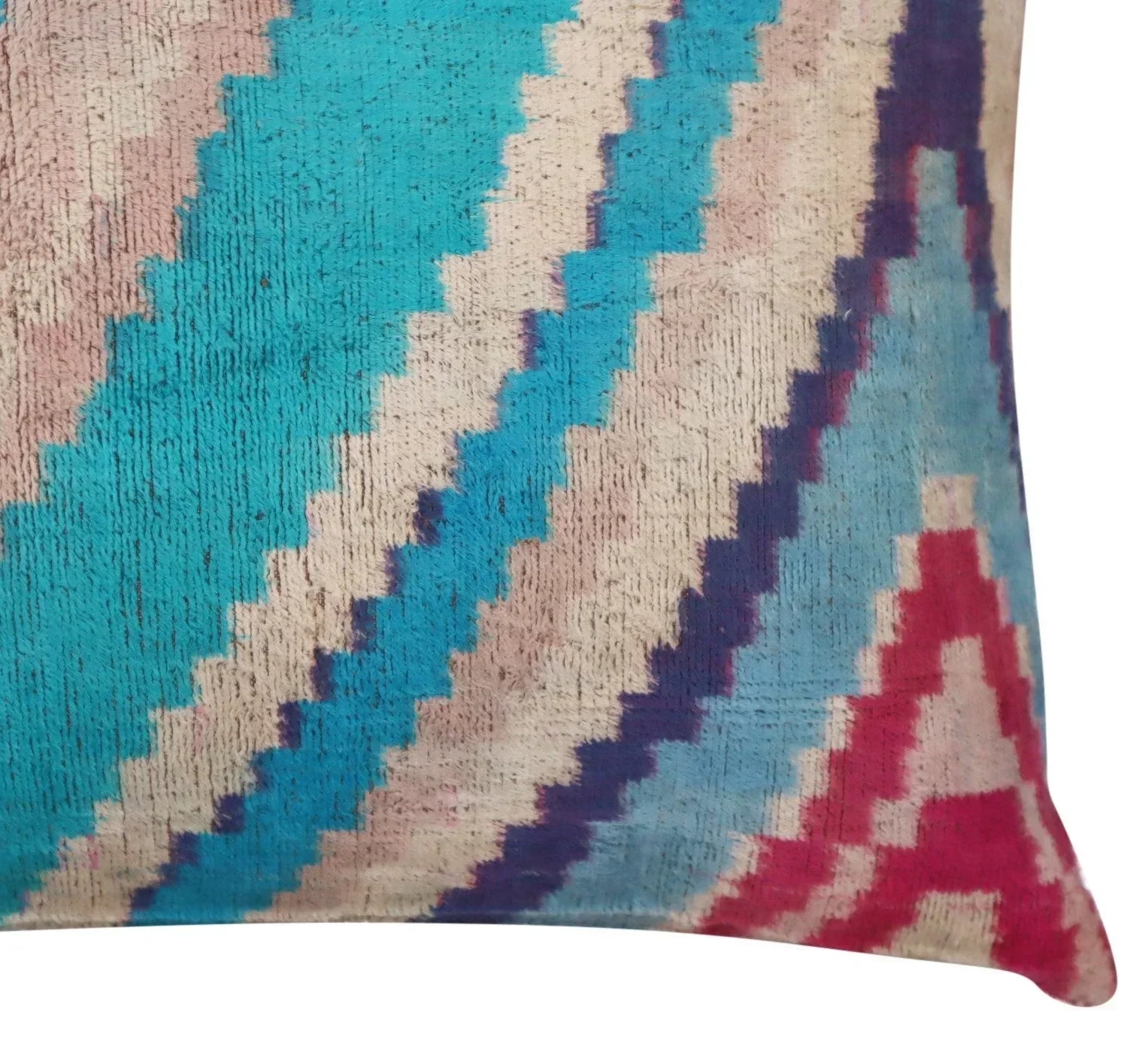 Canvello Turkish Handmade Decorative Velvet Silk Pillow - 16" X 24" Canvello