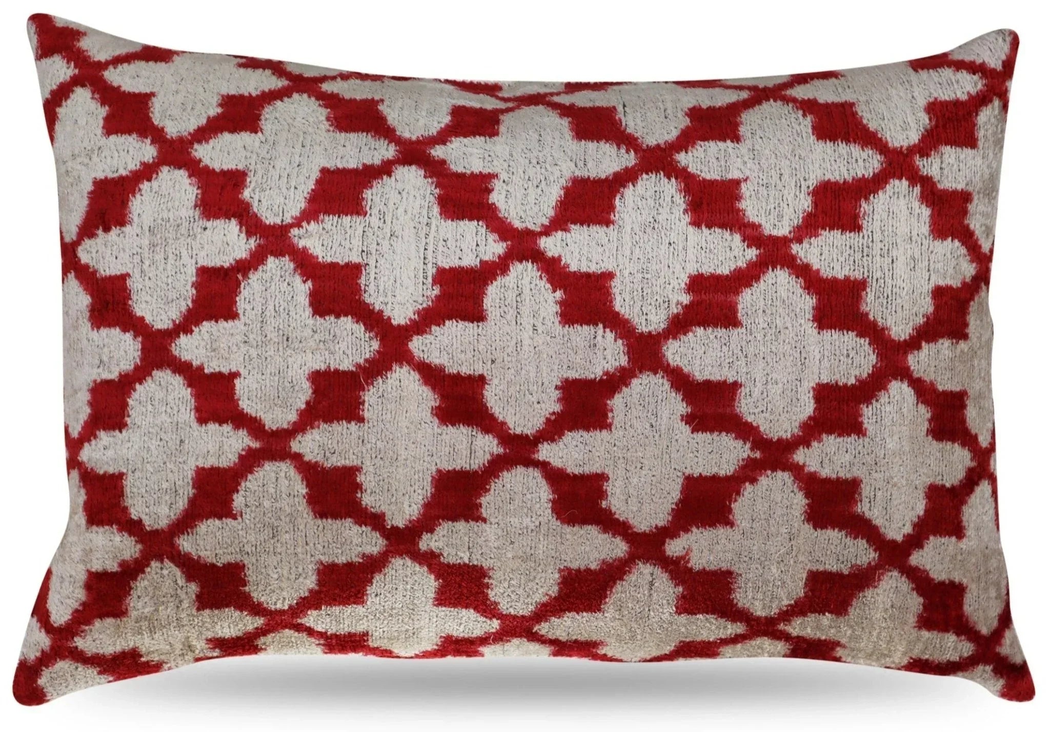 Canvello Turkish Handmade Decorative Velvet Silk Pillow - 16" X 24" Canvello