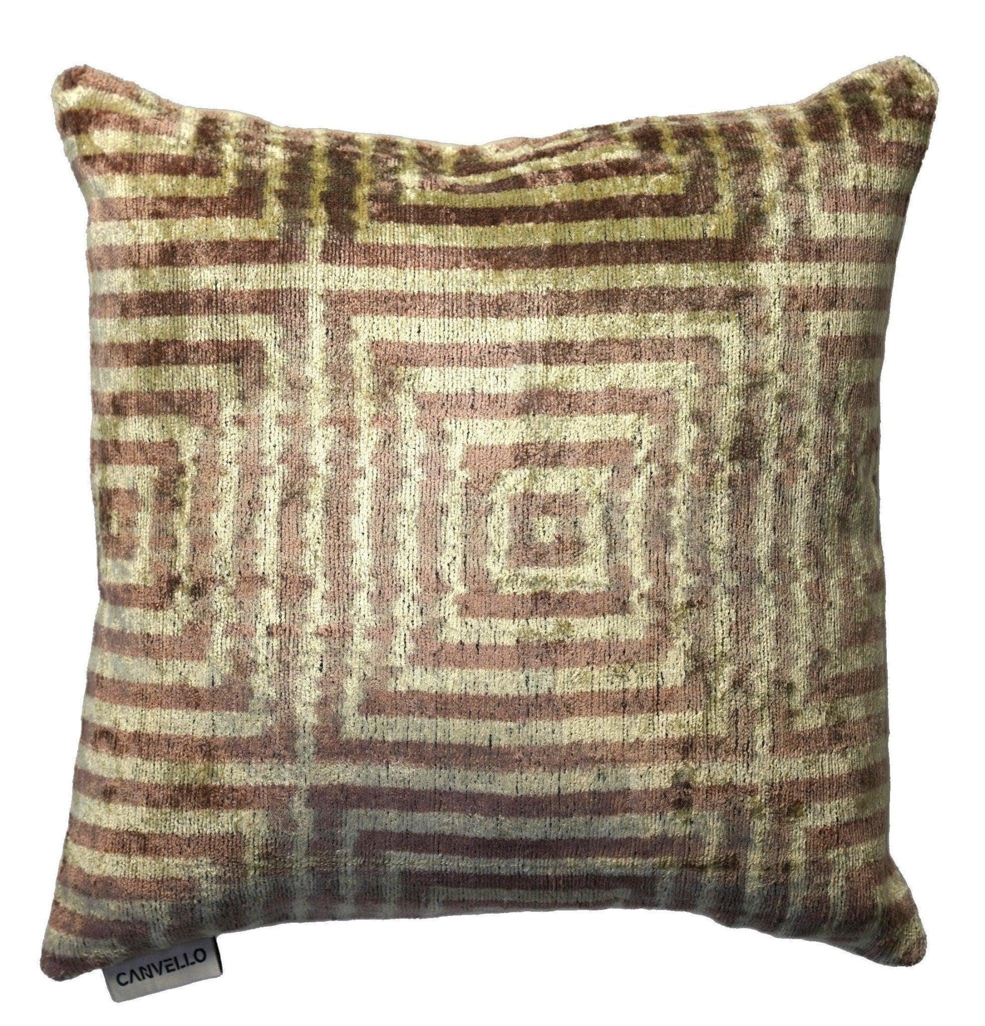 Canvello Unique Decorative Brown Pillows - 16"X16" Canvello