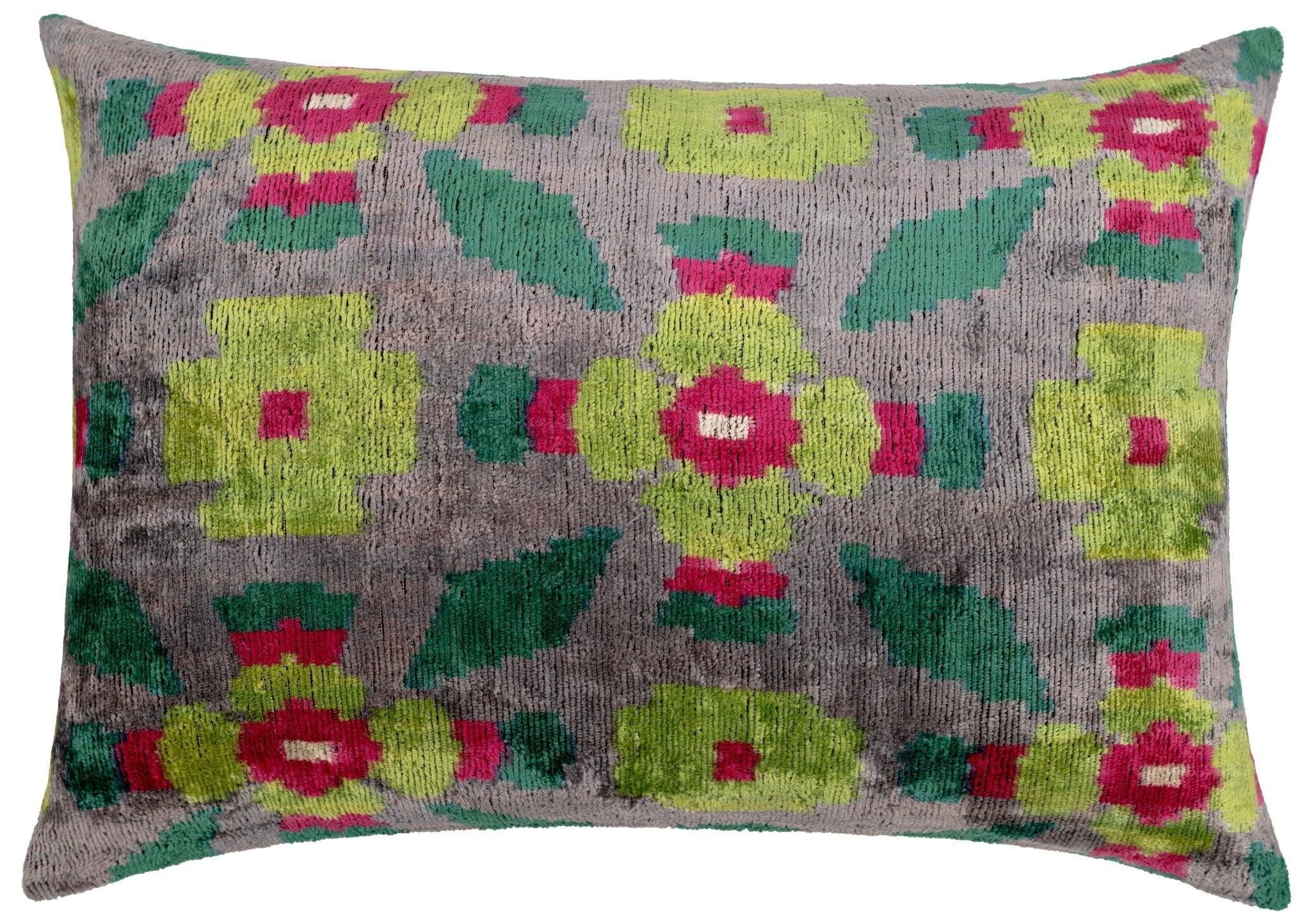 Canvello Unique Gray Green Throw Pillow + Down Insert, Invisible Zipper, Couch Cushion, Handmade Luxury... - House Of Avana