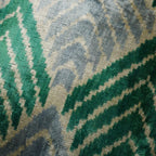 Canvello Unique Green Pillows + Down Insert 16"x16" Canvello