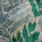 Canvello Unique Green Pillows + Down Insert 16"x16" Canvello
