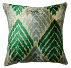 Canvello Unique Green Pillows + Down Insert 16"x16" Canvello