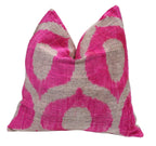 Canvello Velvet Pink Ivory Pillow | 16 x 16 in (40 x 40 cm) Canvello