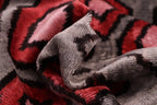 Canvello Velvet Silk Gray Pink Farmhouse Throw Pillows - 24x16 in, detail shot - House Of Avana