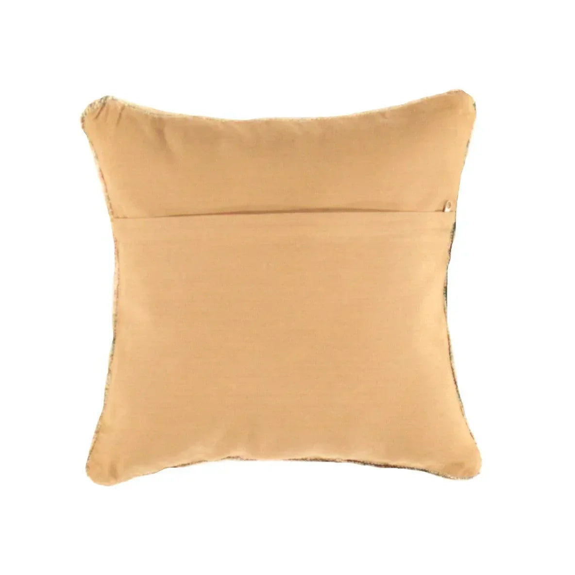 Canvello Vintage Turkish Hand Knotted Rug Pillow - 16" X 16" Canvello