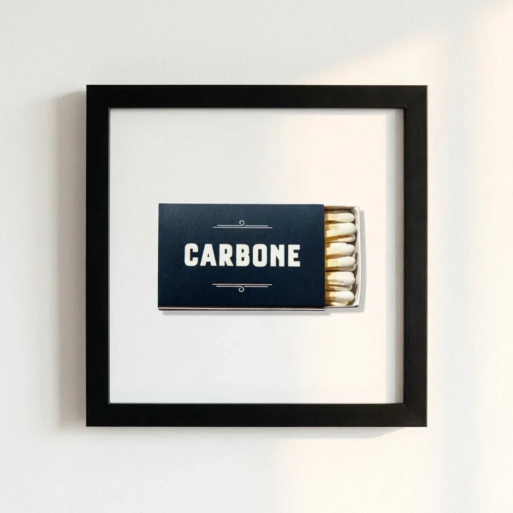 Carbone Framed Print