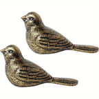 Cast Iron Bird Heavy Duty Door Stopper Avoid Drilling Holes with Handle Metal Antique Decorative Vintage... - House Of Avana