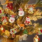 Cast Iron Christmas Garland Led Warm White Lights - House Of Avana [[SKU:HOA-FLR-029]]