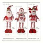 Ceramic Christmas Figurines with Santa, Snowman and Reindeer Designs - House Of Avana [[SKU:HOA-SCU-206]]