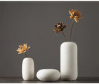 Ceramic Scandinavian Vase for Tabletop Flower Arrangement, product packaging - House Of Avana [[SKU:HOA-VAS-020]]