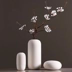 Ceramic Scandinavian Vase for Tabletop Flower Arrangement, back view - House Of Avana [[SKU:HOA-VAS-020]]