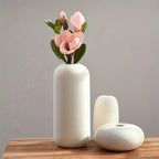 Ceramic Scandinavian Vase for Tabletop Flower Arrangement, detail shot - House Of Avana