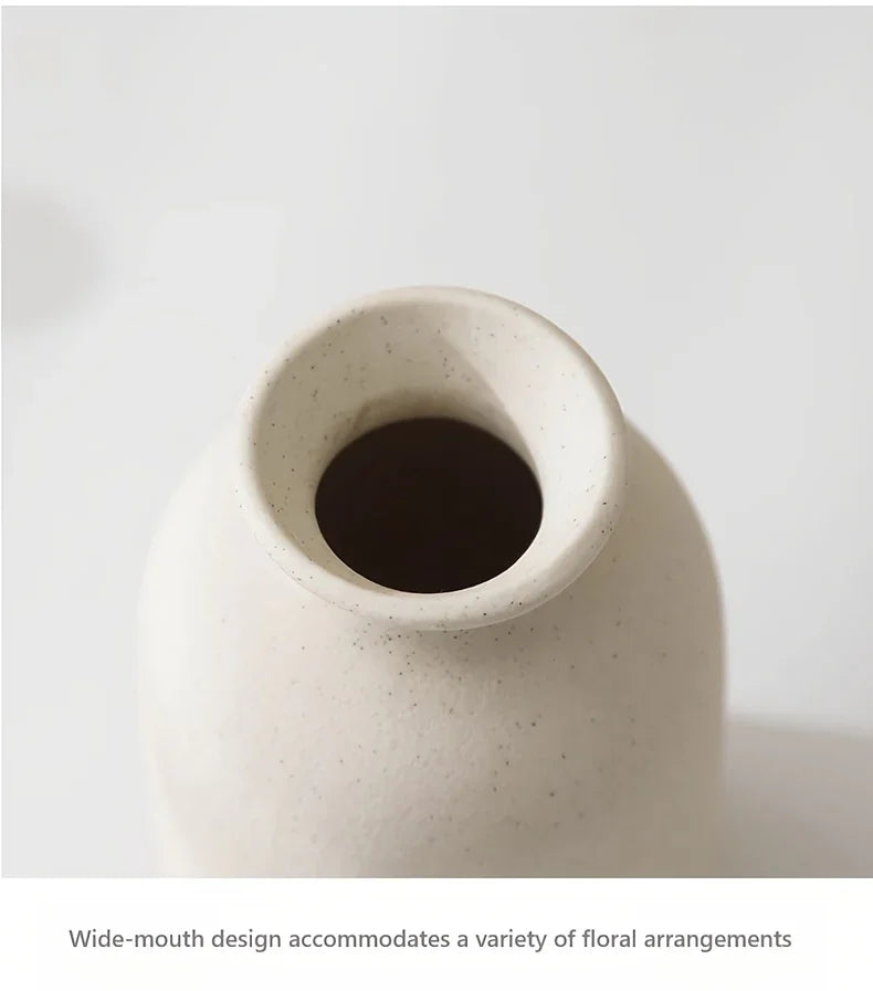 Ceramic Vase Set of Modern Boho Style Vases, alternate view - House Of Avana