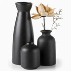 Ceramic Vase Set of Modern Boho Style Vases, alternate view - House Of Avana [[SKU:HOA-VAS-025]]