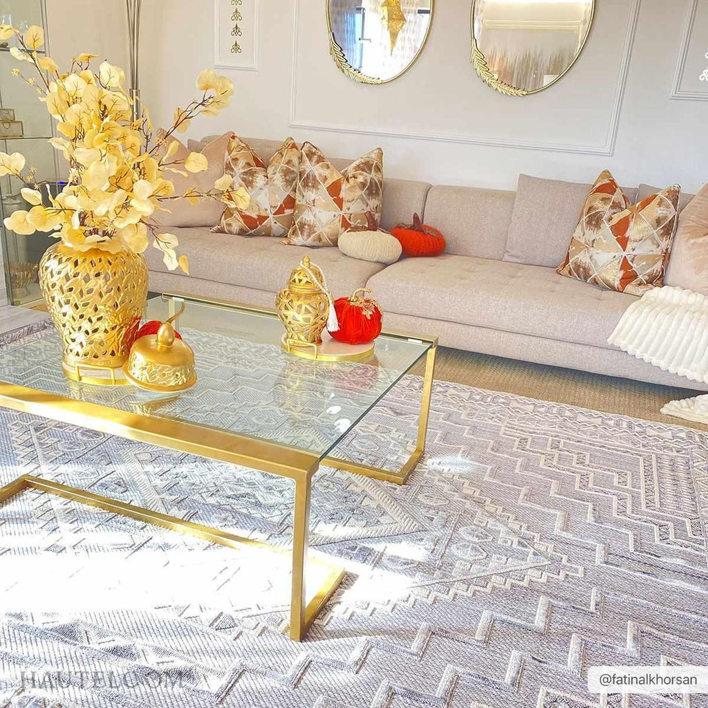 Alya Charcoal Textured Area Rug Hauteloom