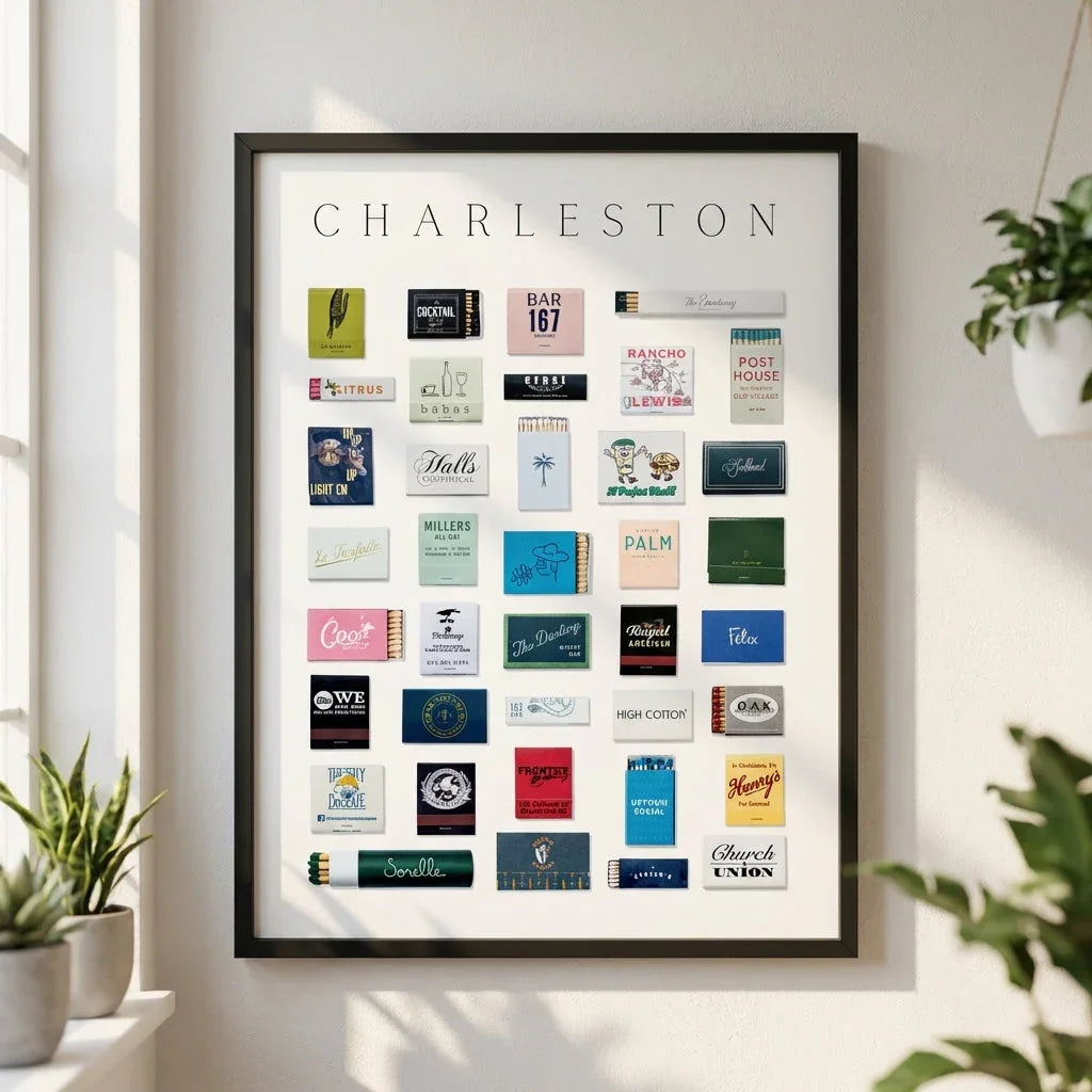 Charleston City Framed Print