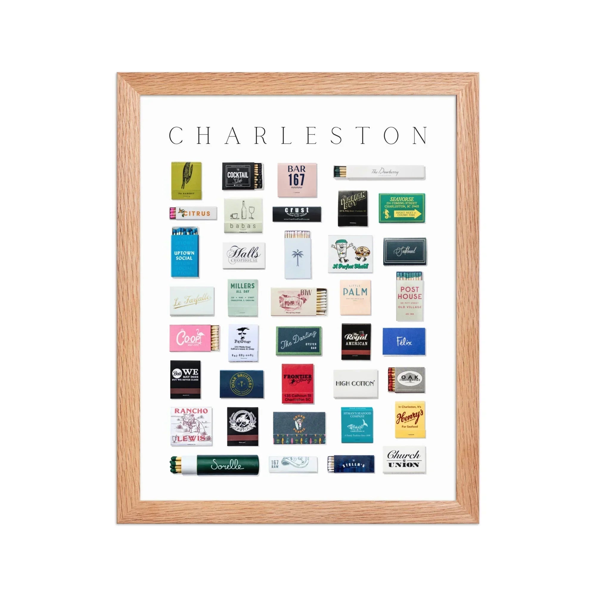 Charleston Matchbox Print