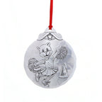 Cheerleader Cat Ornament
