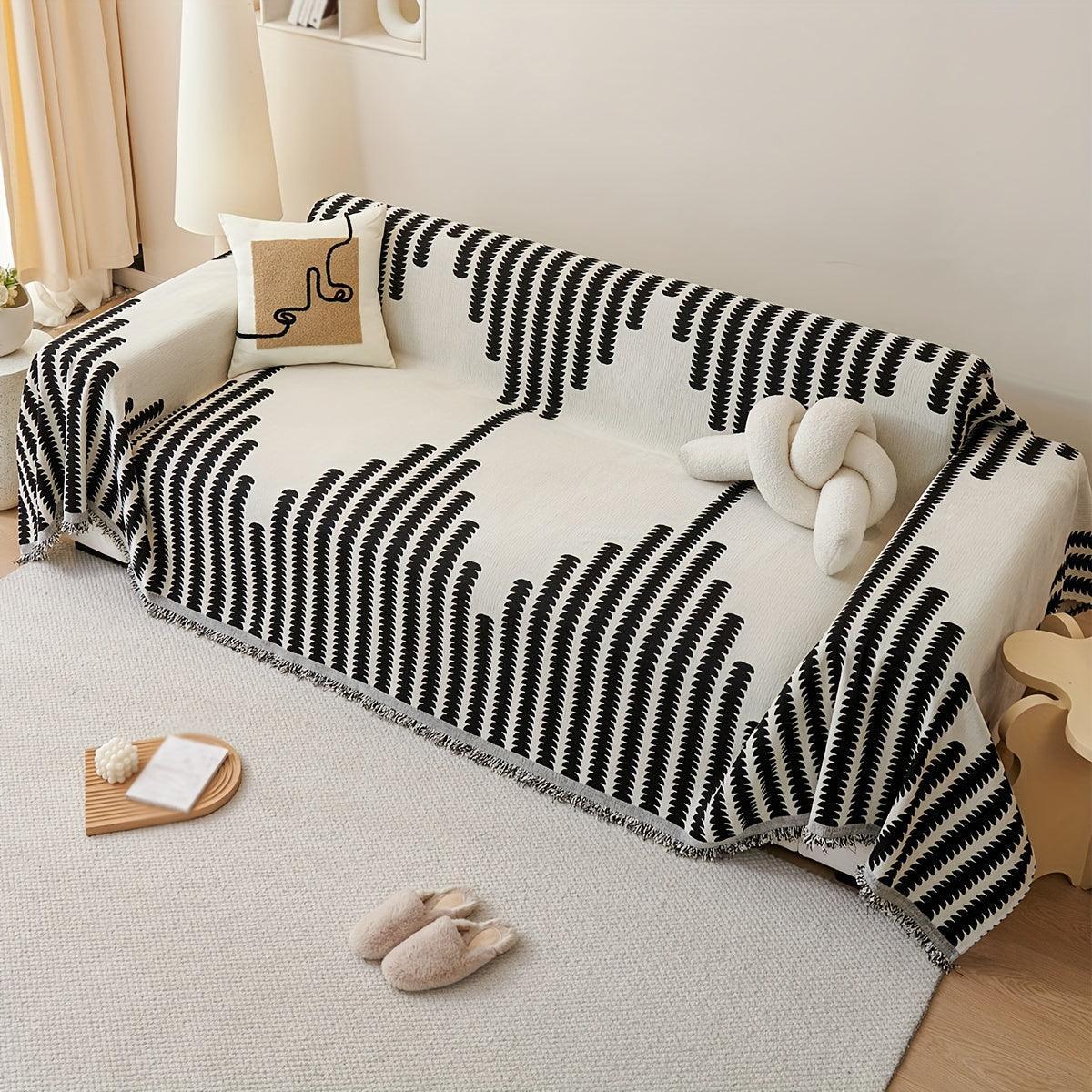 Chenille Fabric Sofa Cover - Soft, Non-slip, Universal Protector - House Of Avana