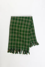 Chiapas Plaid Forest Green Kitchen Towel Archive New York