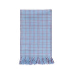 Chiapas Plaid Light Blue Kitchen Towel Archive New York