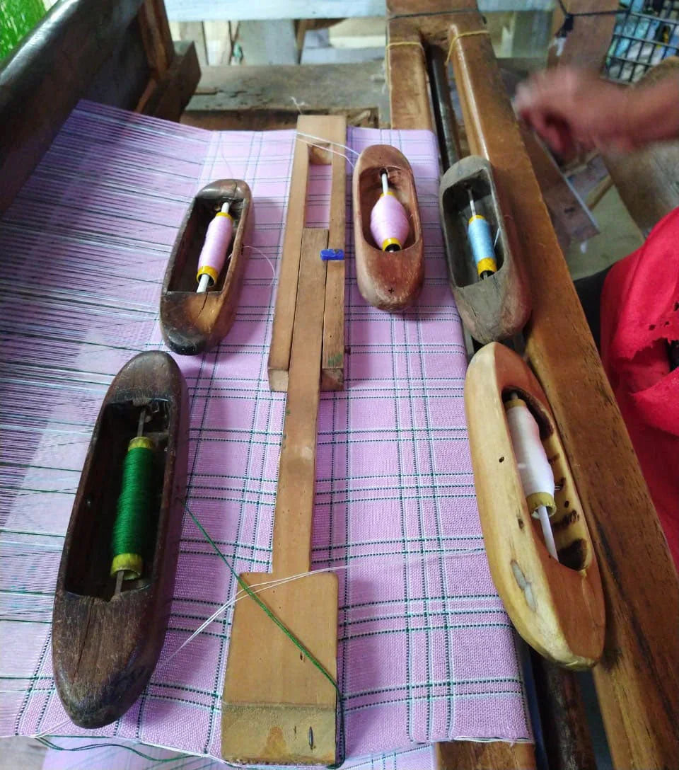 Chiapas Plaid Lilac Kitchen Towel Archive New York