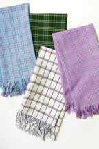 Chiapas Plaid Forest Green Kitchen Towel Archive New York