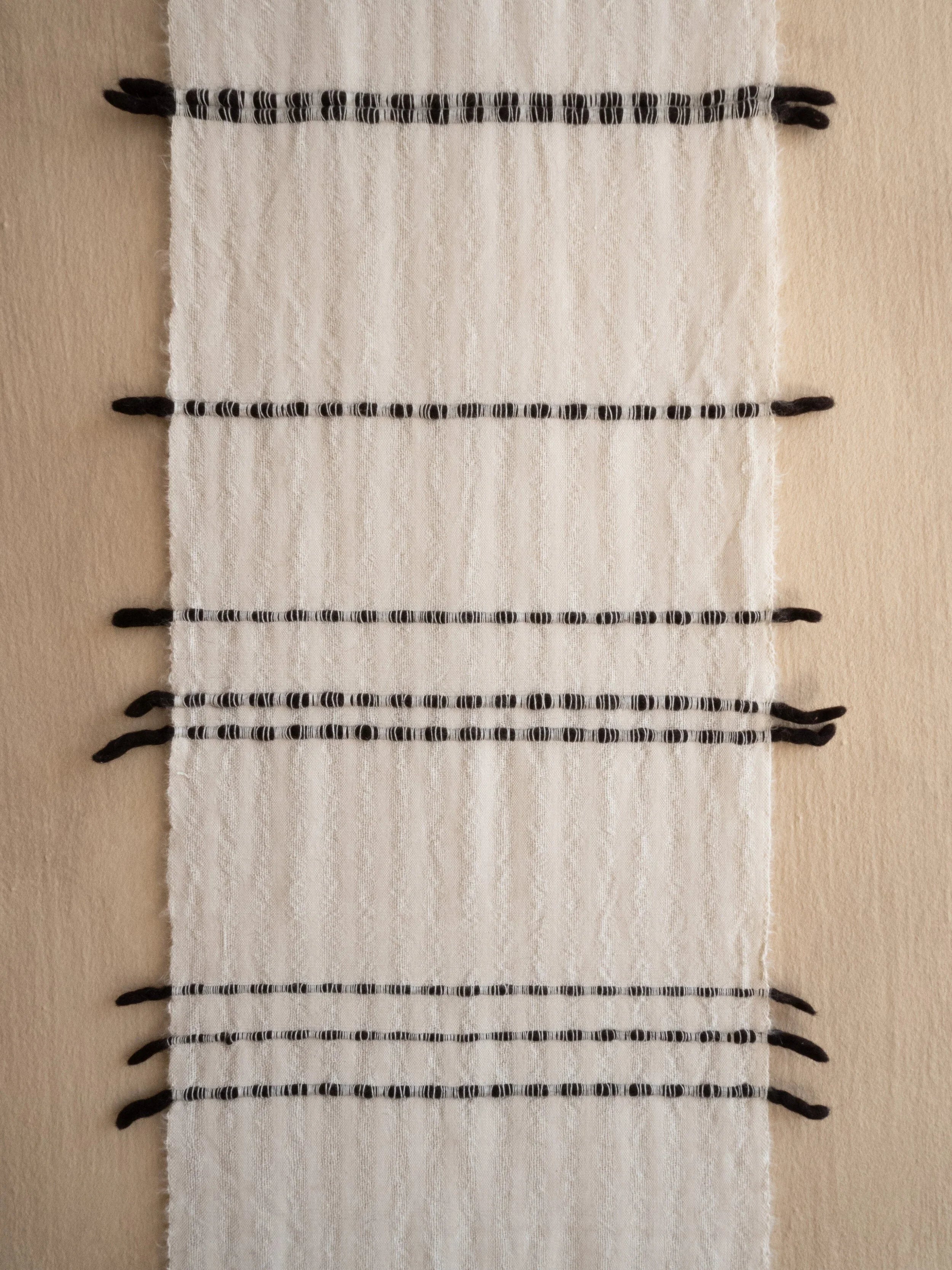 Chiaroscuro Handwoven Cotton Wall Hanging Kanju Interiors