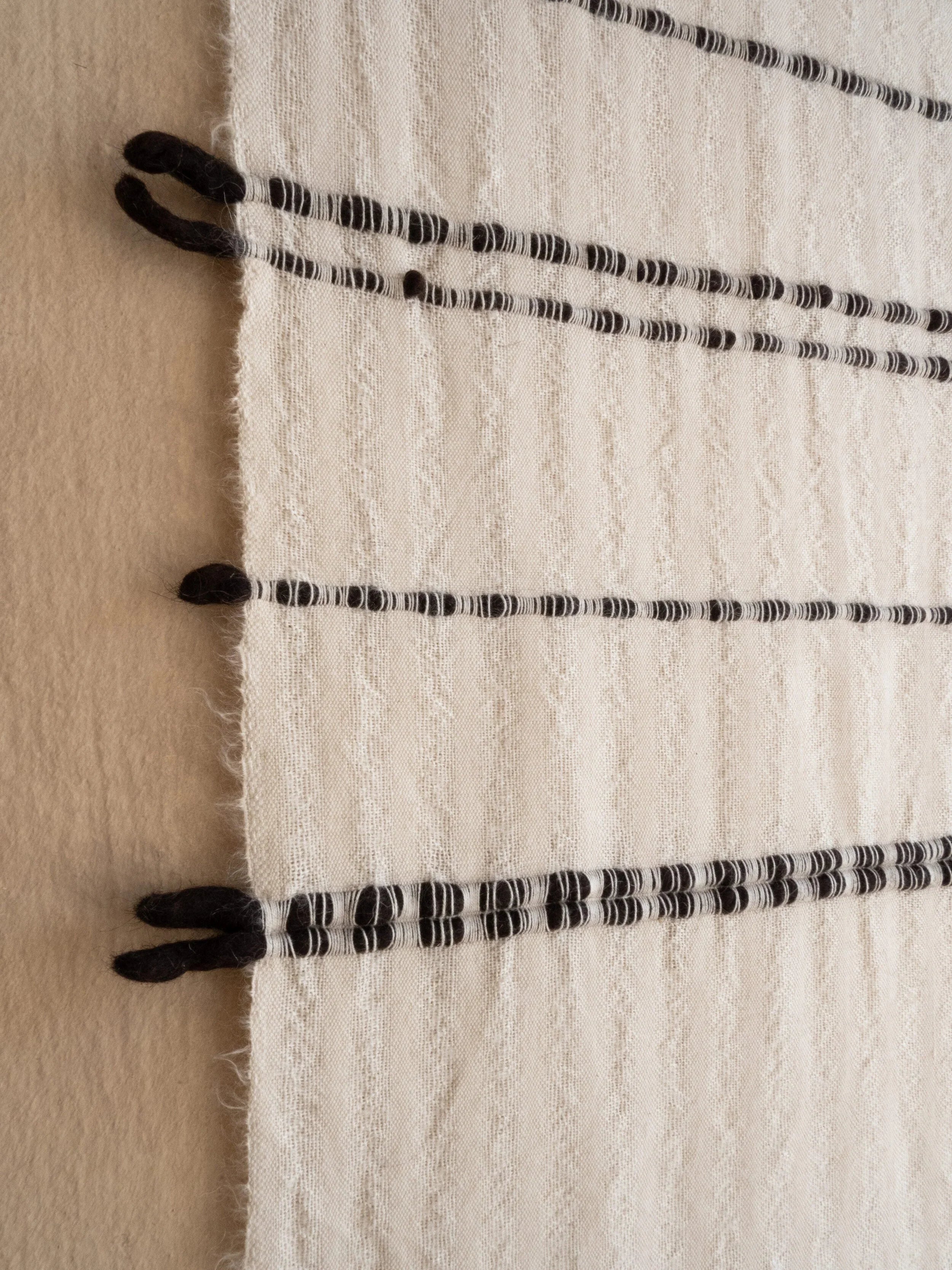 Chiaroscuro Handwoven Cotton Wall Hanging Kanju Interiors