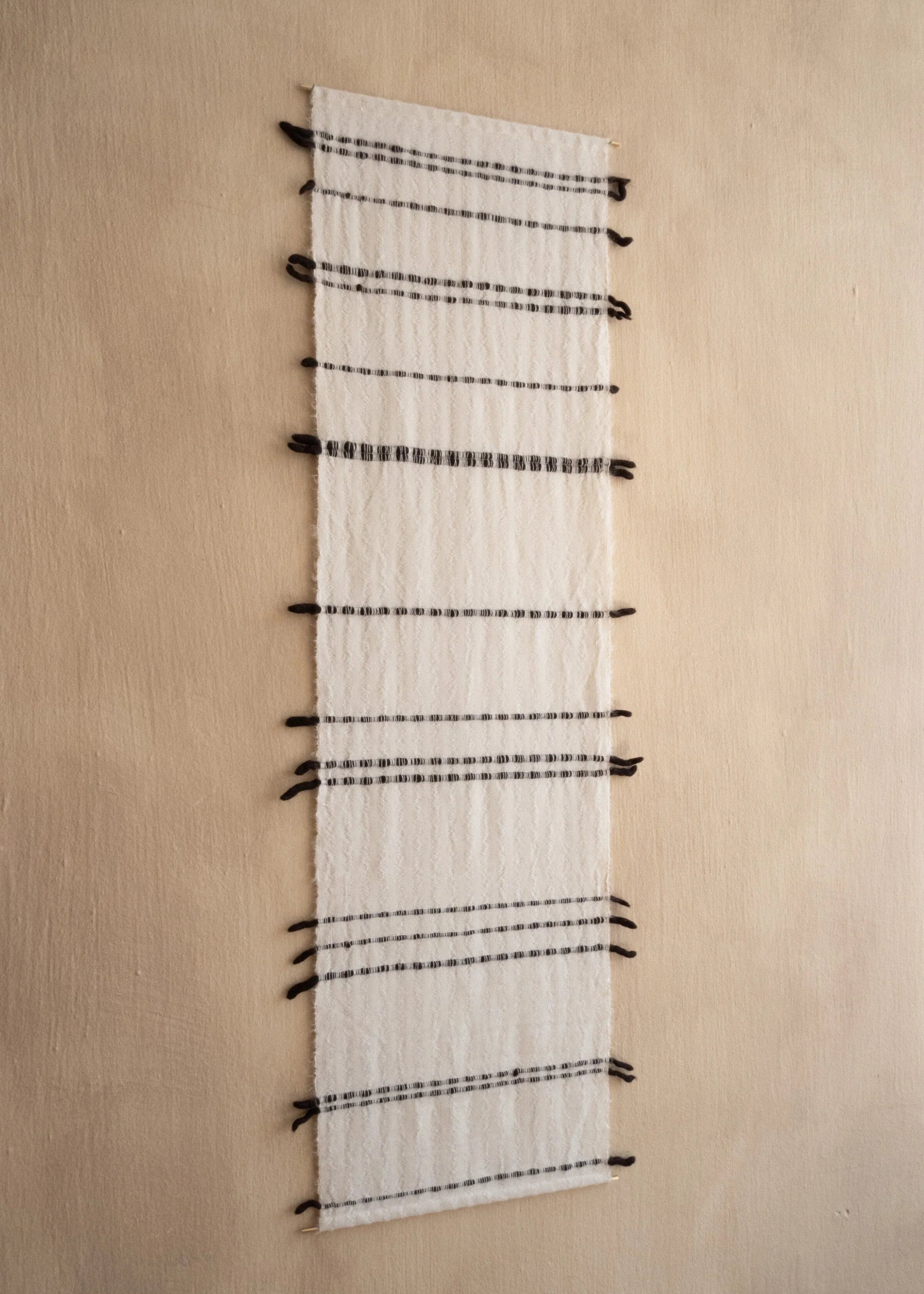 Chiaroscuro Handwoven Cotton Wall Hanging Kanju Interiors