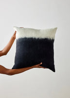 Eclipse Dip-Dyed Organic Wool Throw Pillow Kanju Interiors