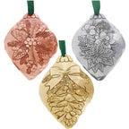 Christmas Botanicals Ornament Set- Mixed Metal